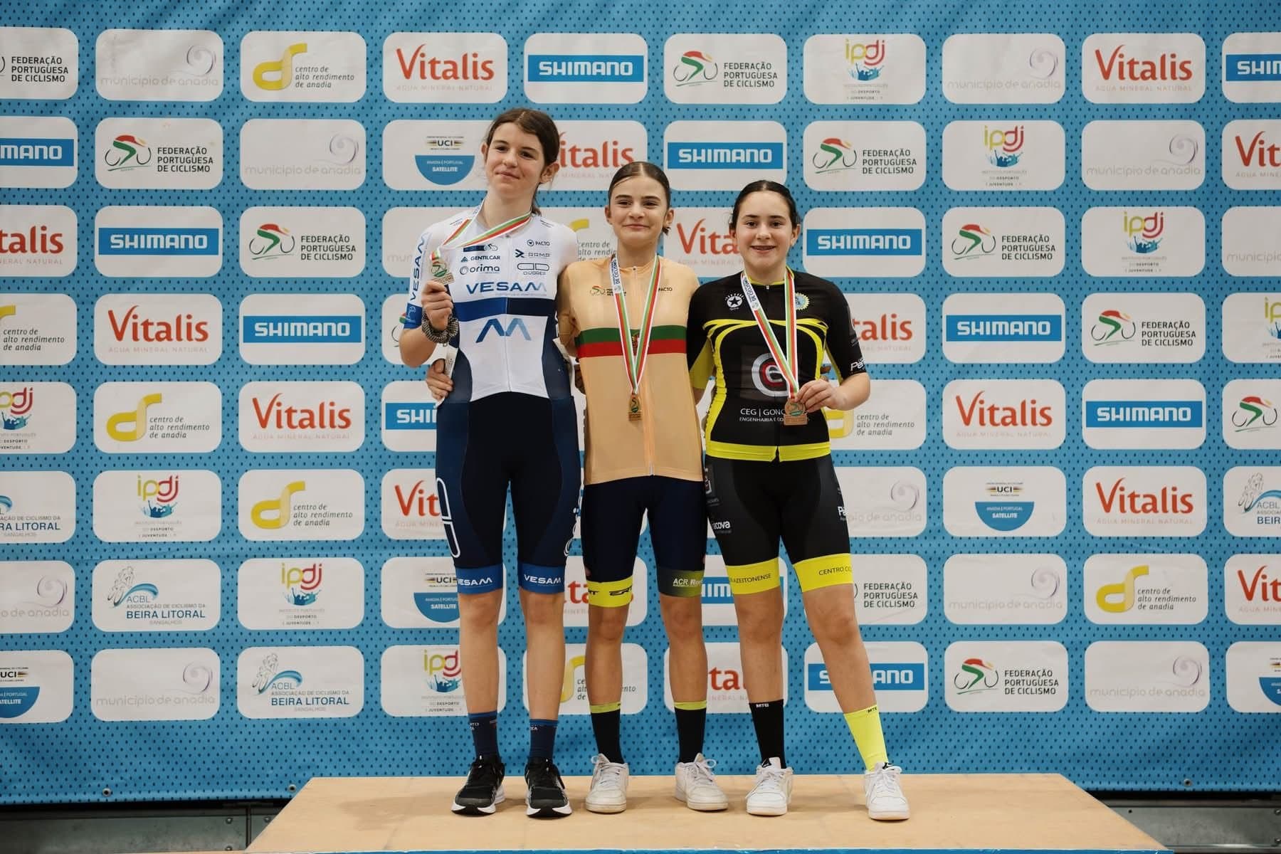 Rodrigo Abreu e Matilde Fernandes campeões Nacionais de Pista